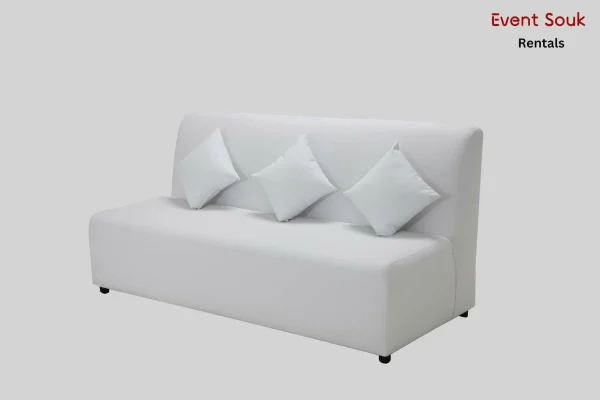 Valeria-3-Seater -White-Armless -Sofarentals Valeria-3-Seater -White-Armless -Sofarentals