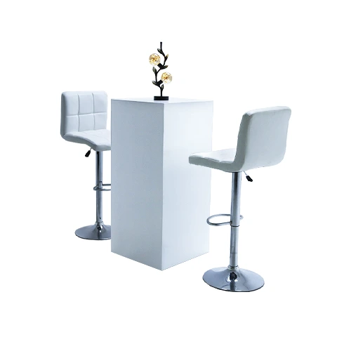 Melanie-high-pedestal-with-valeria-white-stool Melanie-high-pedestal-with-valeria-white-stool