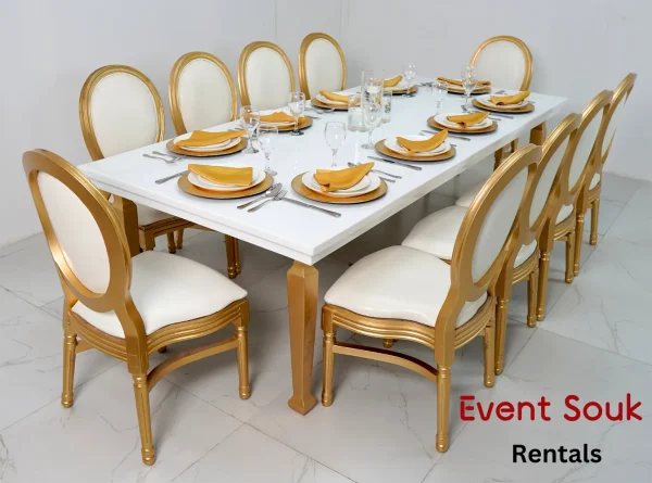 Avalon-dining-table-gold-legs-and-gold-wooden-dior-chairs-rental