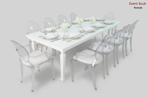 avalon-dining-table-dior-acrylic-arm-chair-rental avalon-dining-table-dior-acrylic-arm-chair-rental