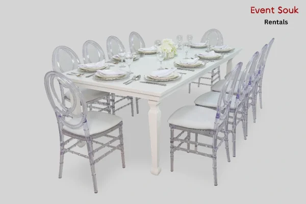 avalon-dining-table-dior-acrylic-chair-rental